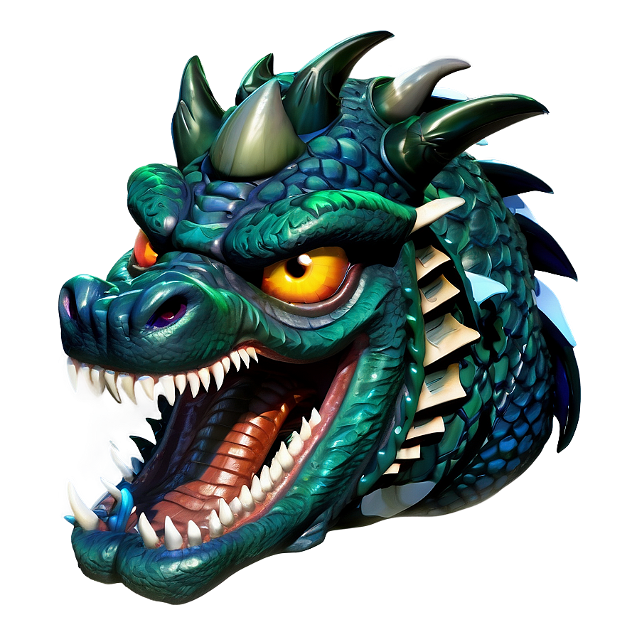 Stylized Dragon Mascot Png 77