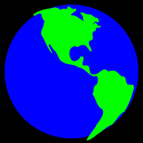 Stylized Earth Graphic