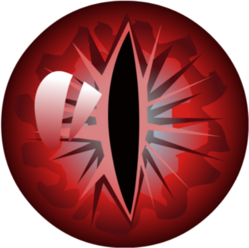 #vampire #lens #eyes #terror #halloween #red #kvedits - Red Eye Evil Png, Transparent Png PNG with transparent background