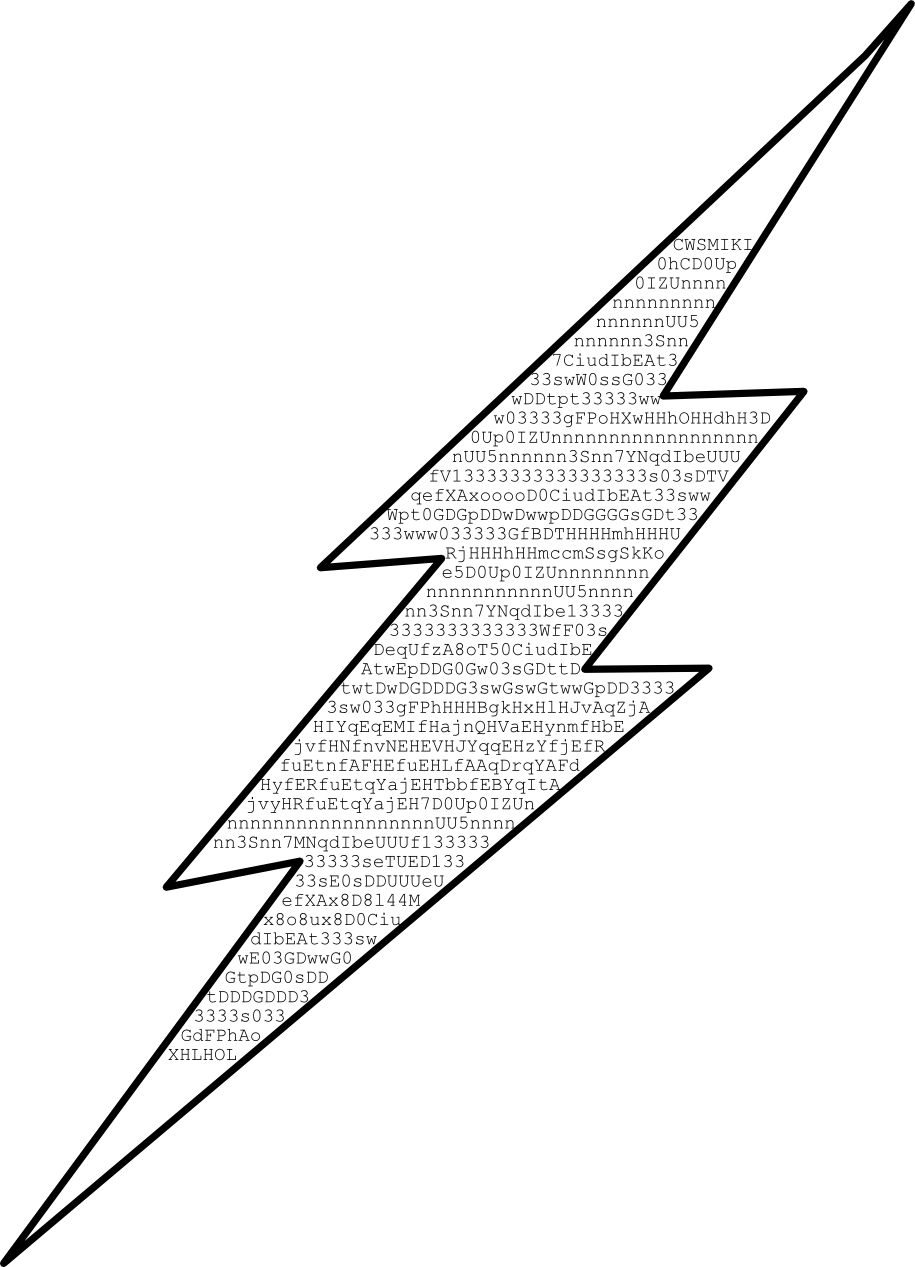 Stylized Flash Logowith Text Overlay