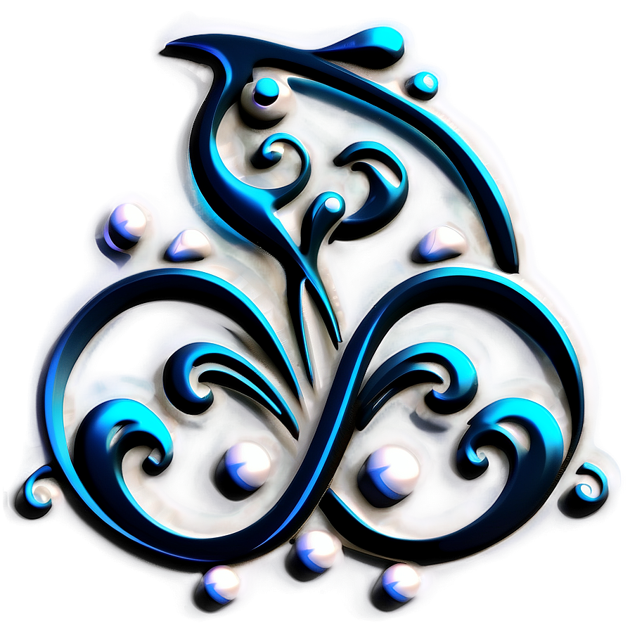 Stylized Flourish Symbol Png Rqc39