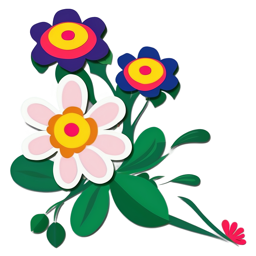 Stylized Flower Cricut Art Png 87