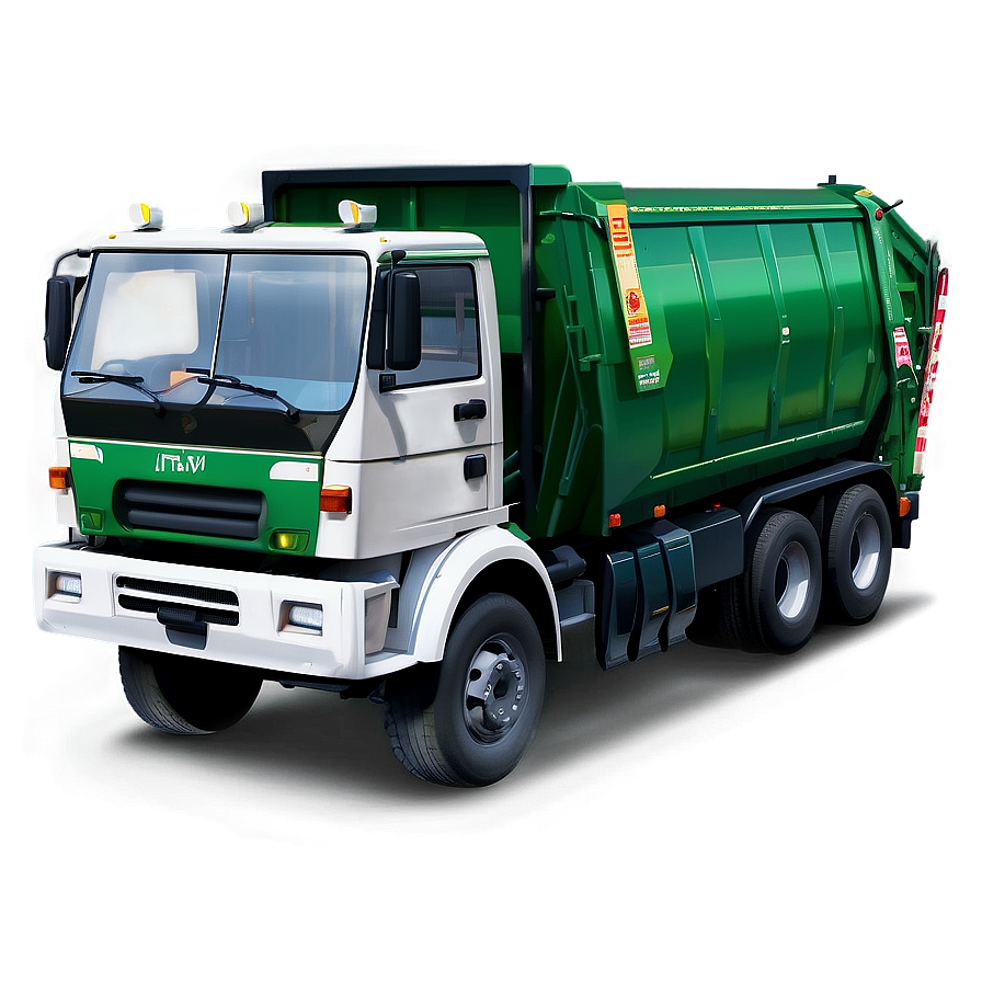 Stylized Garbage Truck Png Mym