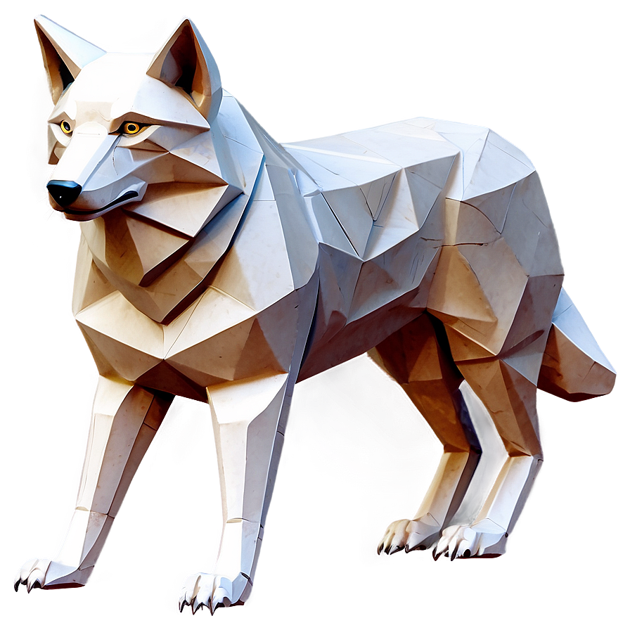 Stylized Geometric Wolf Png 47