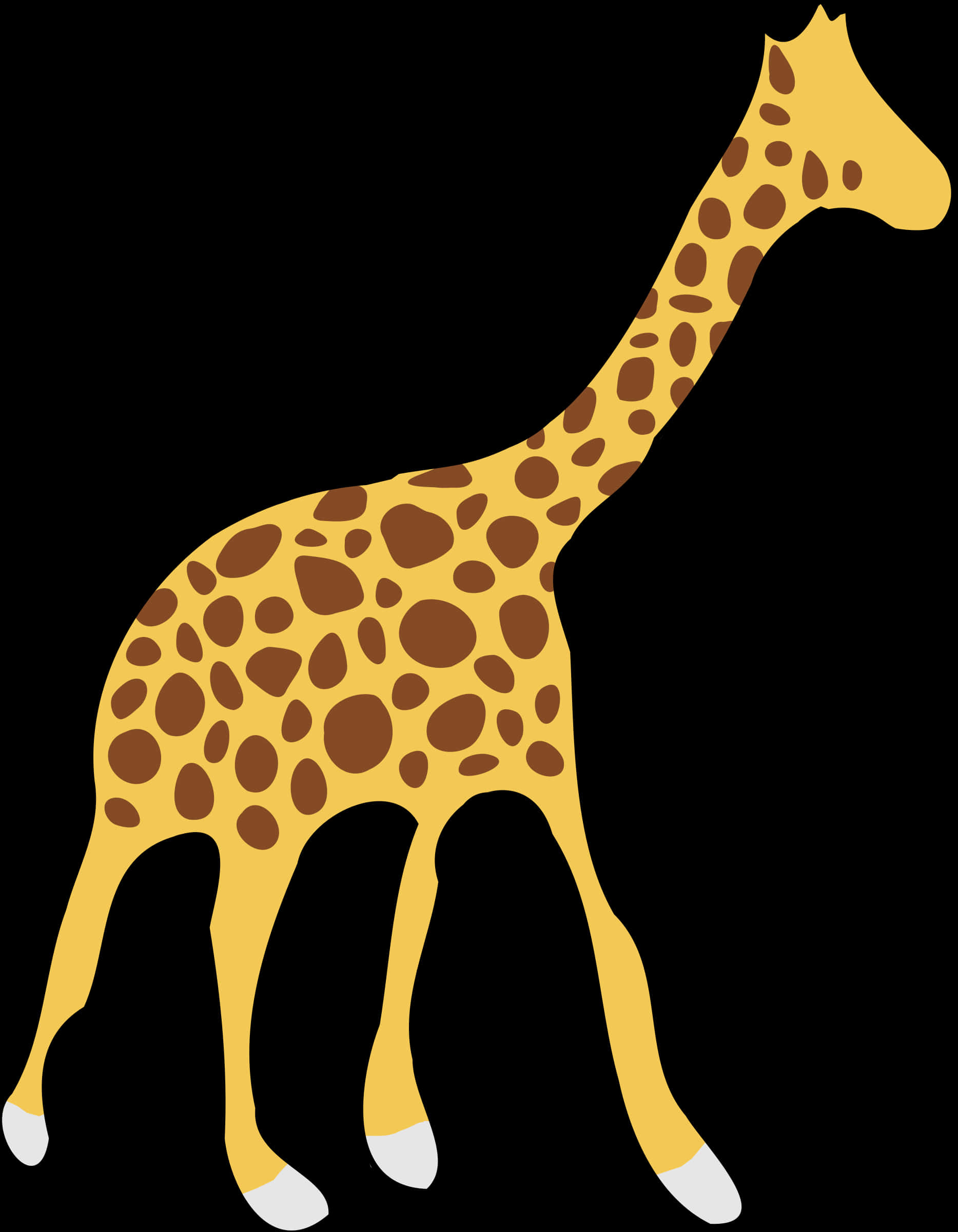 Stylized Giraffe Illustration