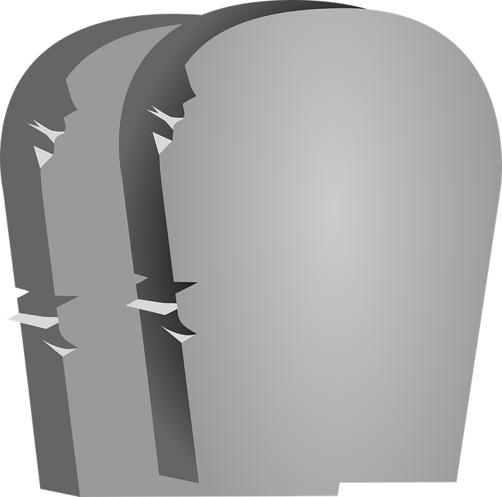 Stylized Gravestone Graphic