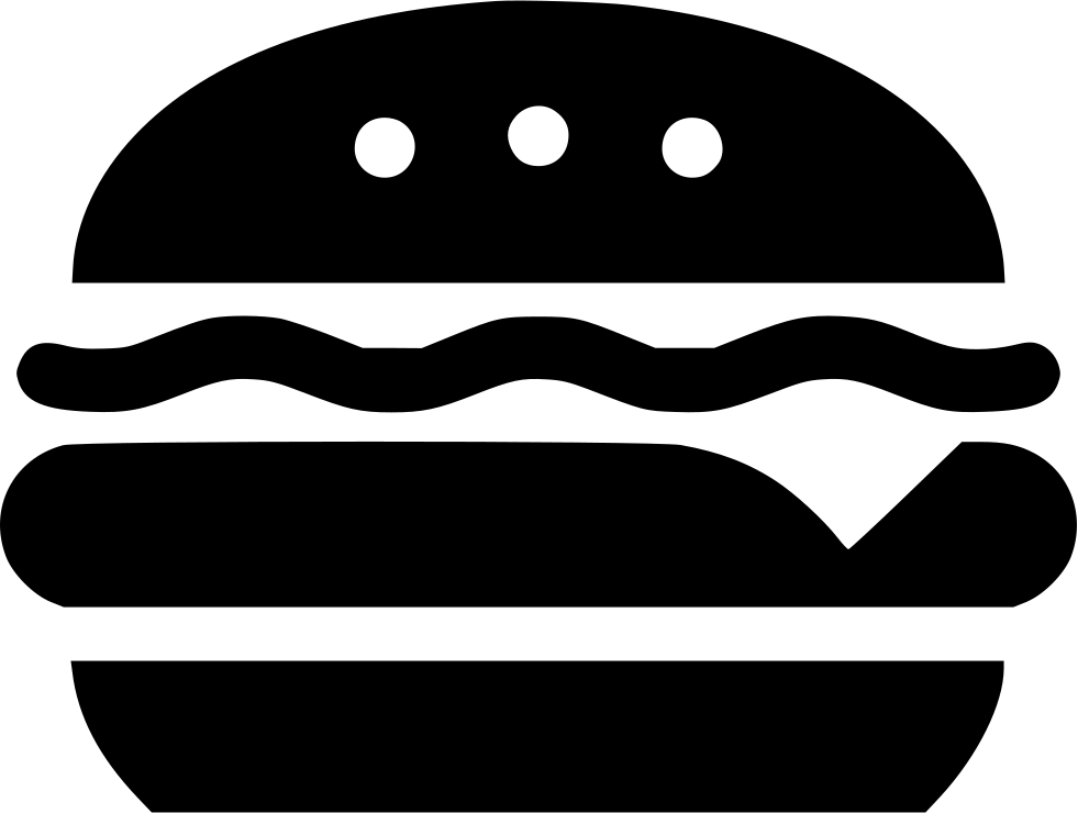 Stylized Hamburger Icon PNG with transparent background