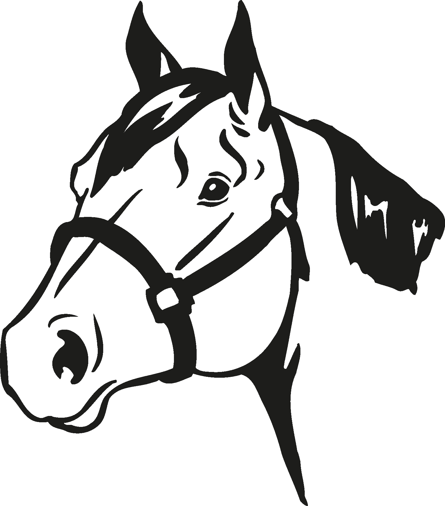 Stylized Horse Head Logo