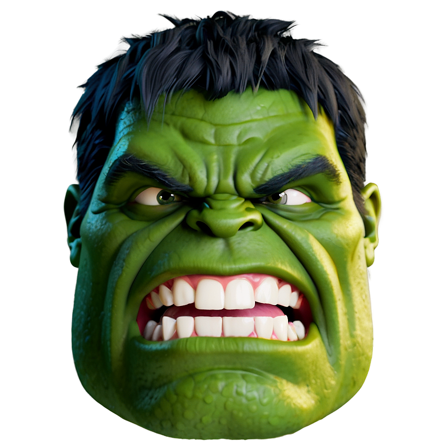 Stylized Hulk Face Png Eya61