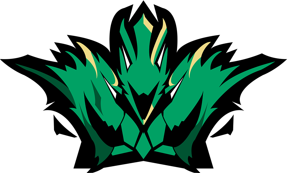 Stylized Hydra Head Graphic