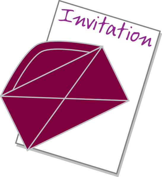 28 Collection Of Invitation Clipart - Clip Art Of Invitation Card, HD Png Download PNG with transparent background