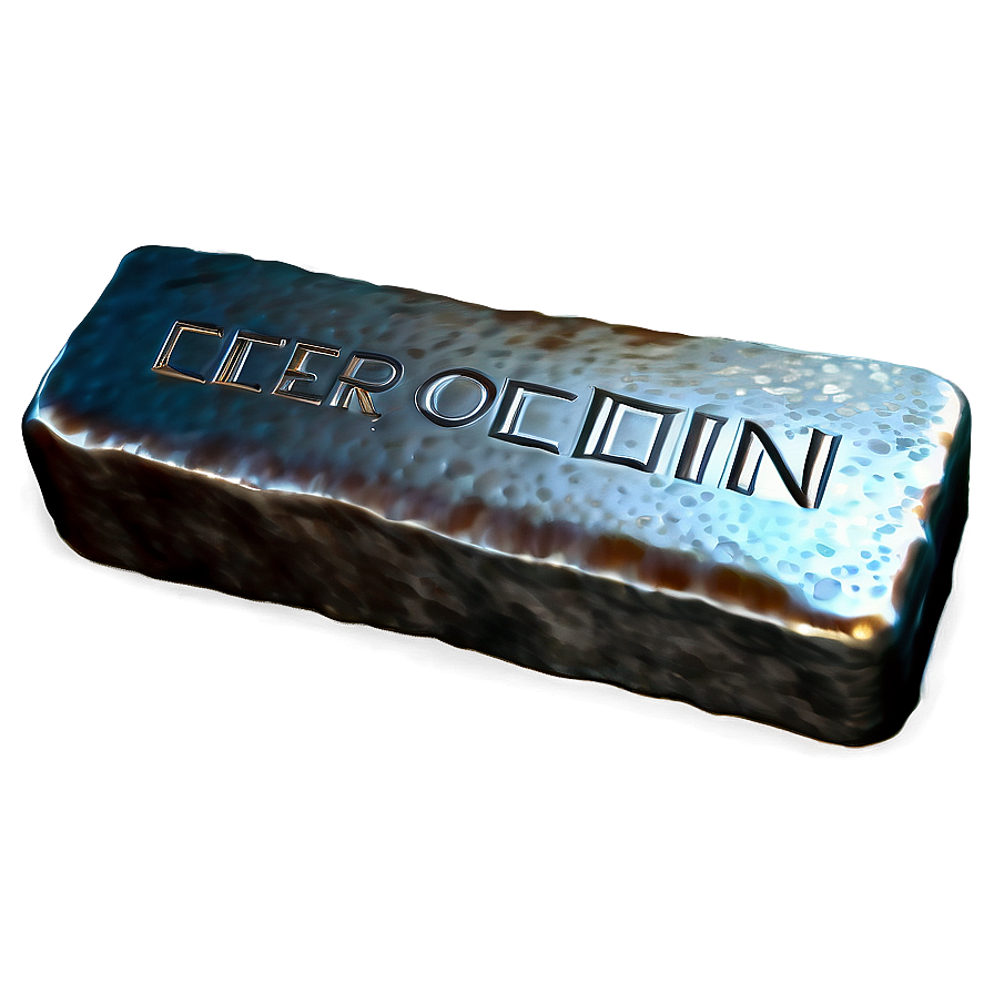 Stylized Iron Ingot Image Png Lpt6