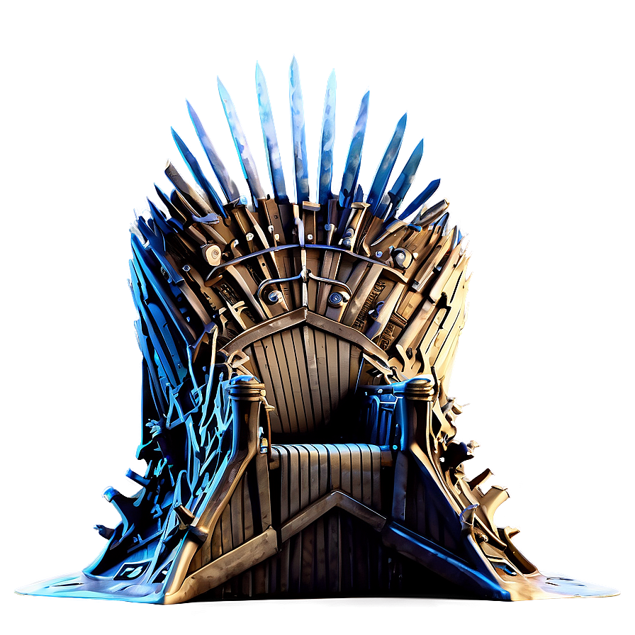 Stylized Iron Throne Image Png 13