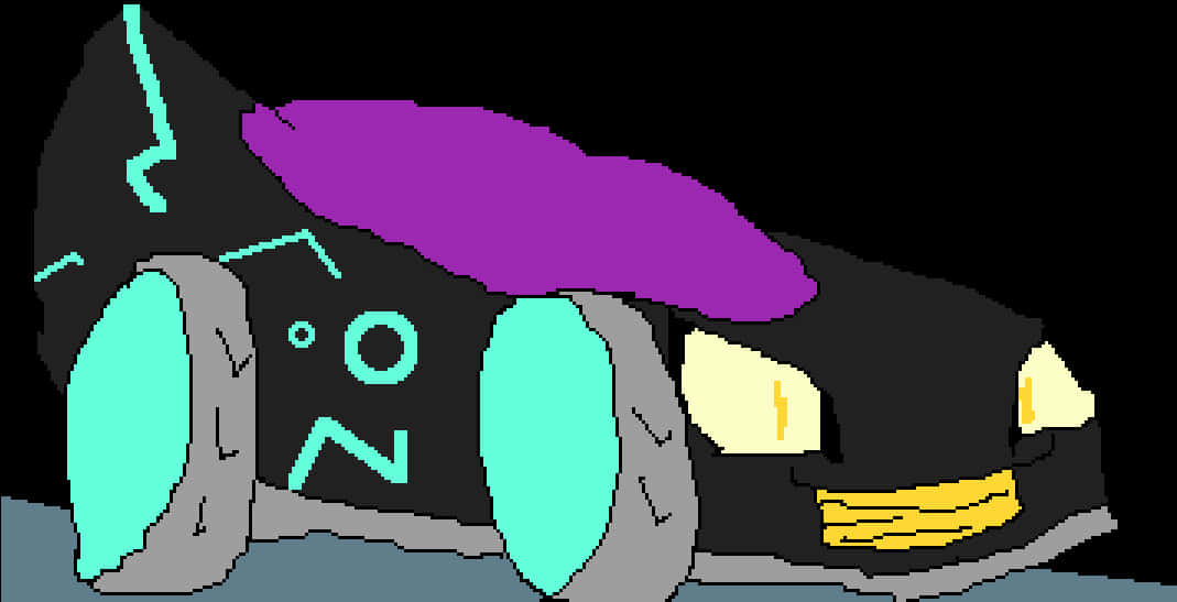 Stylized Killua Zoldyck Digital Art PNG with transparent background