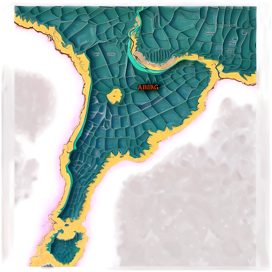 Stylized Lines Map PNG 06112024 PNG with transparent background
