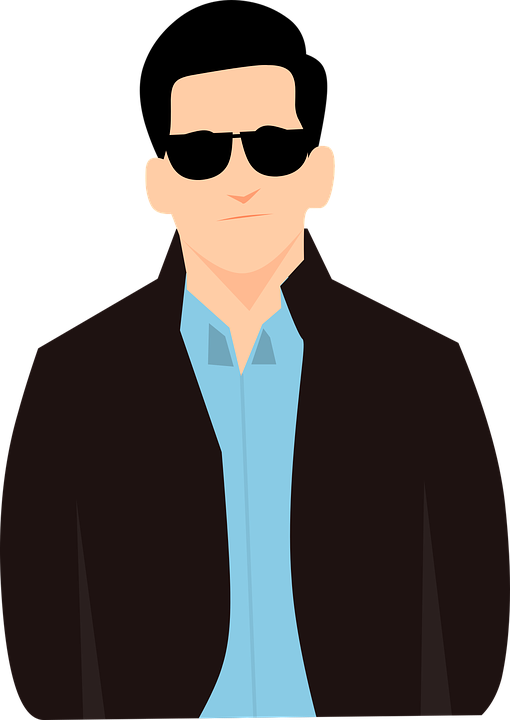 Stylized Manin Suitand Sunglasses Avatar