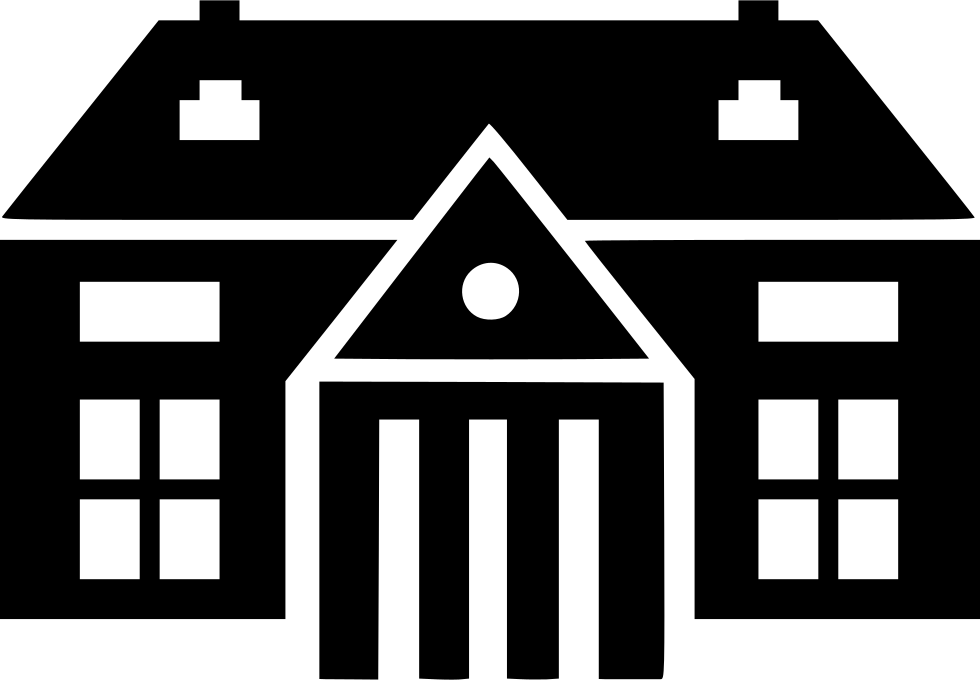 Mansion Comments - Mansion Icon Black White Transparent PNG with transparent background