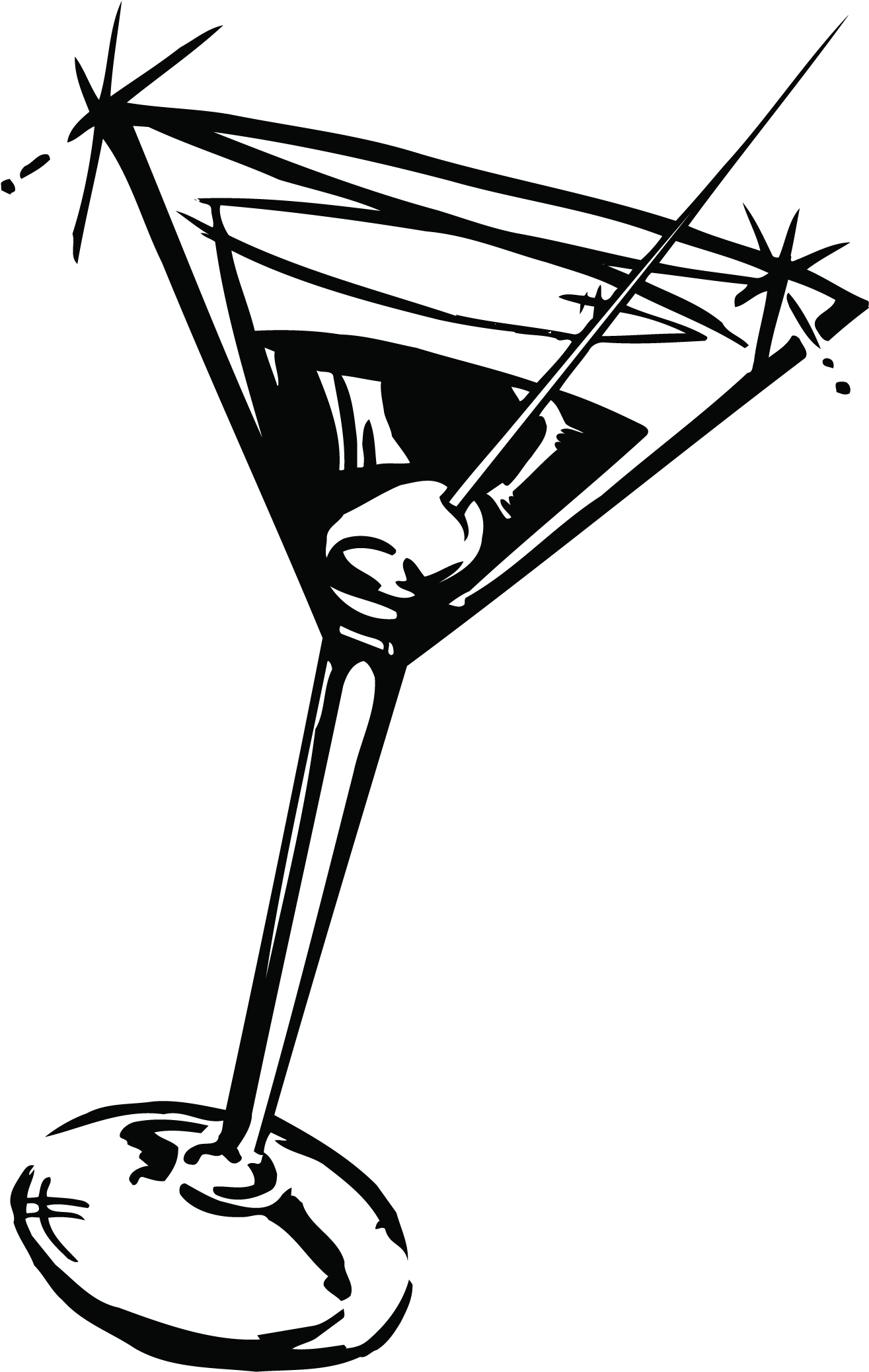 Transparent Background Martini Glasses Clipart, HD Png Download PNG with transparent background