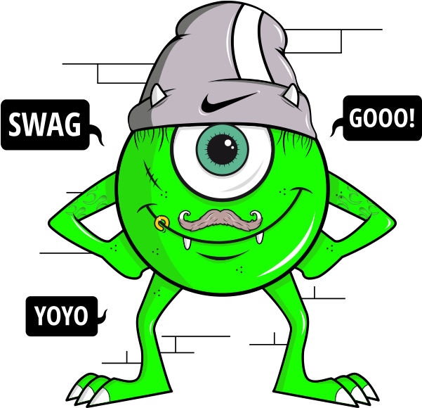 Transparent Mike Wazowski Png - Mike Wazowski With A Beard, Png Download PNG with transparent background