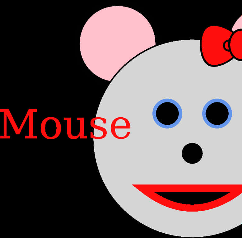 Stylized Minnie Mouse Graphic