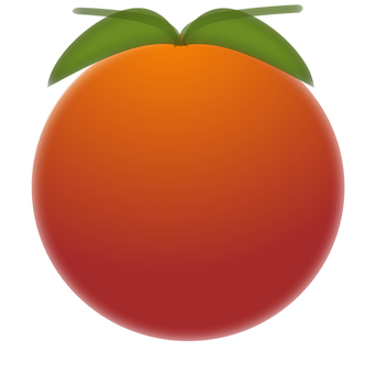 Stylized Orange Graphic