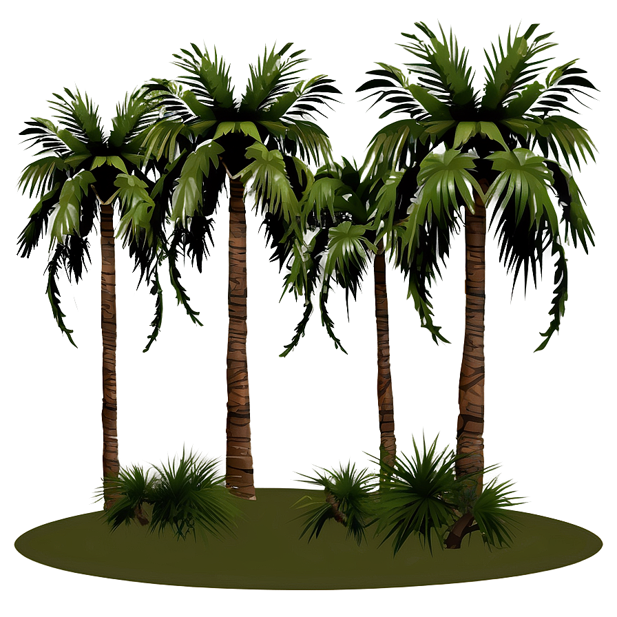 Stylized Palm Trees Png 33