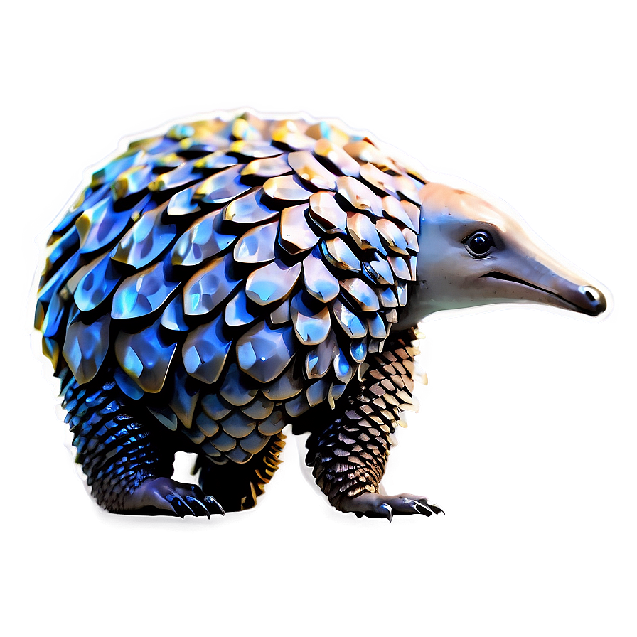 Stylized Pangolin Icon Png Nei56