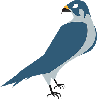 Stylized Pigeon Vector Art PNG with transparent background