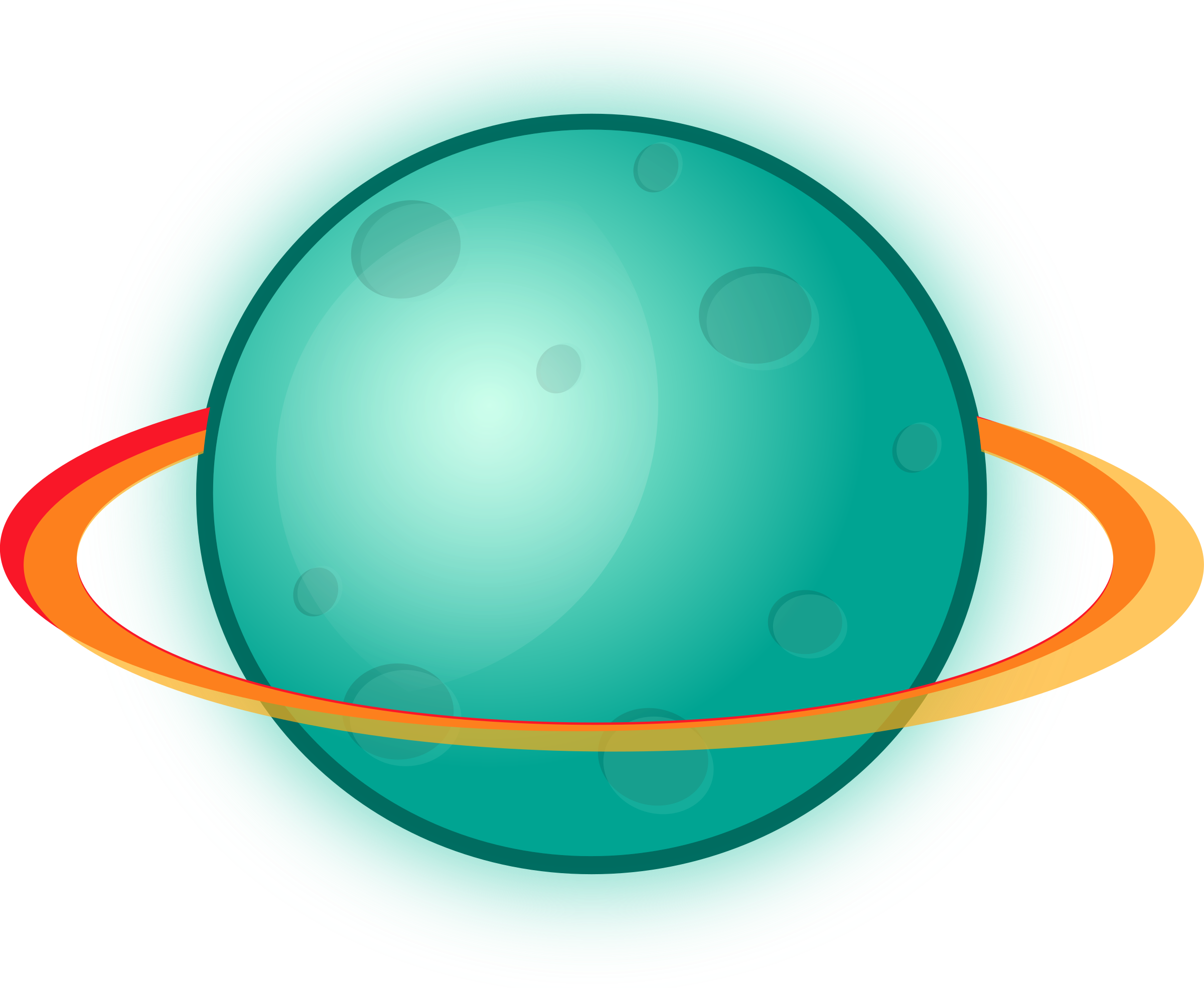 Stylized Planet Illustration