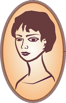 Stylized Portraitof Woman