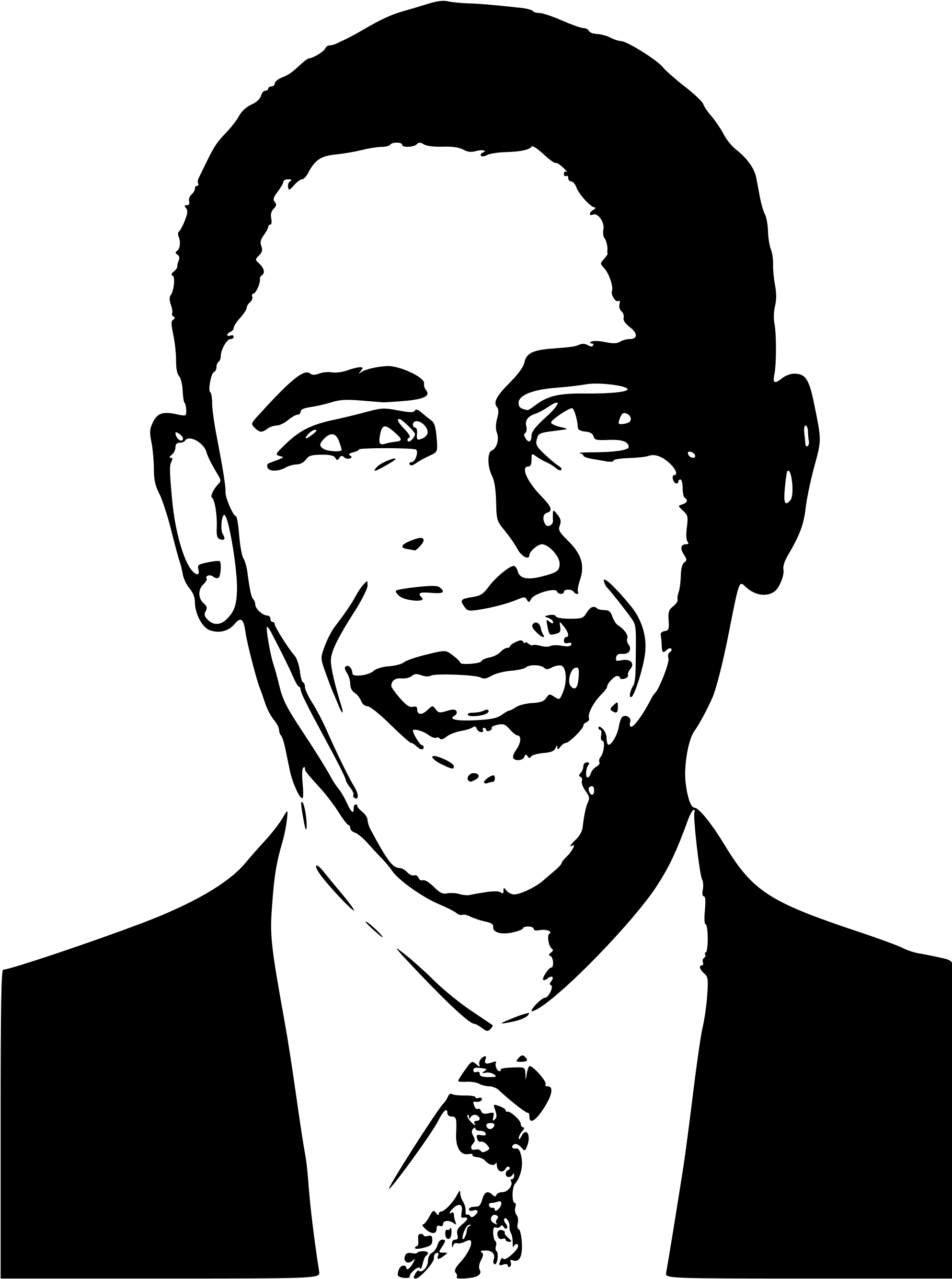 Transparent Obama Png - Black And White Obama, Png Download PNG image with a transparent background, free high-resolution download