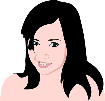 Stylized Portraitofa Woman PNG image with a transparent background, free high-resolution download