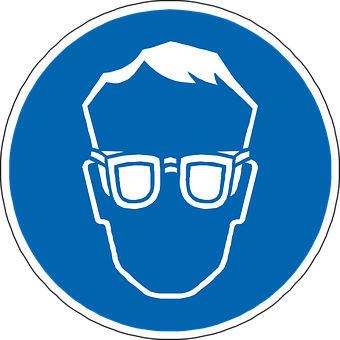 Stylized Profile Icon Blue Background PNG with transparent background