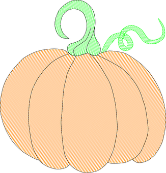 Stylized Pumpkin Illustration