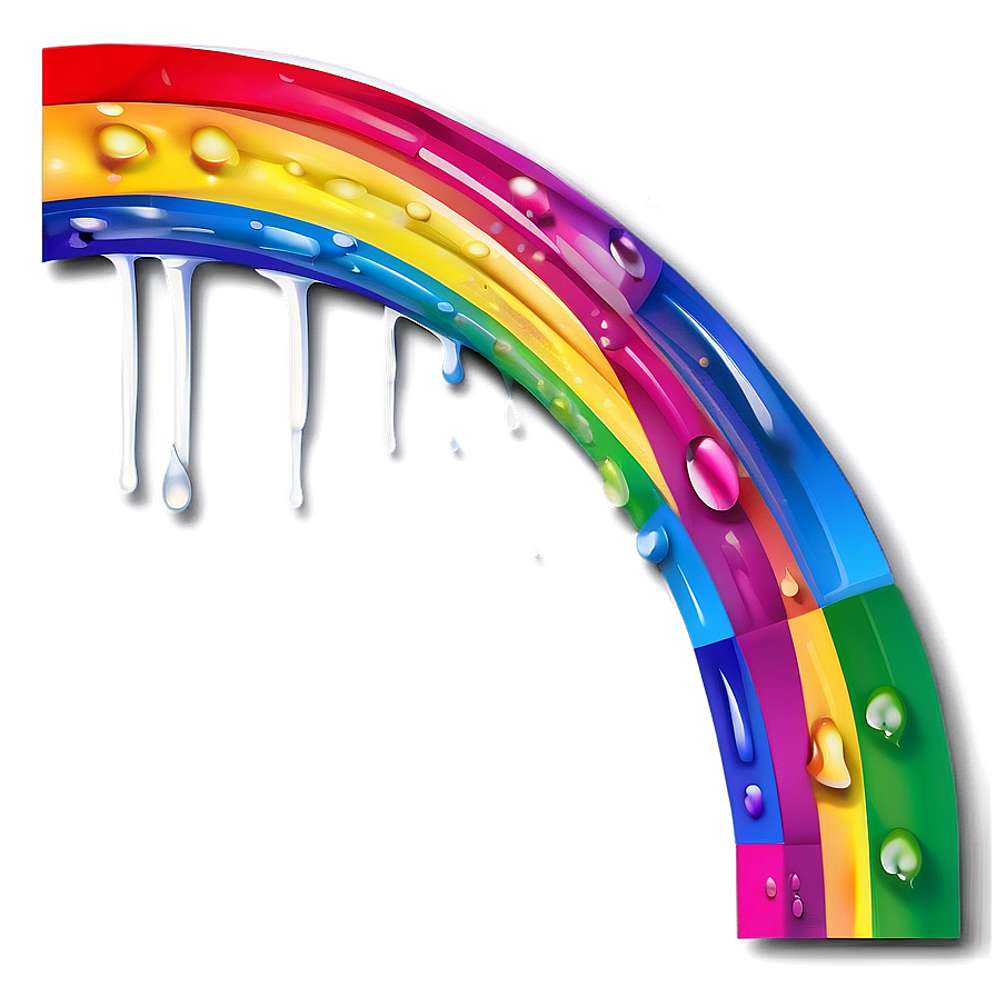 Stylized Rainbow Icon Png Fiu