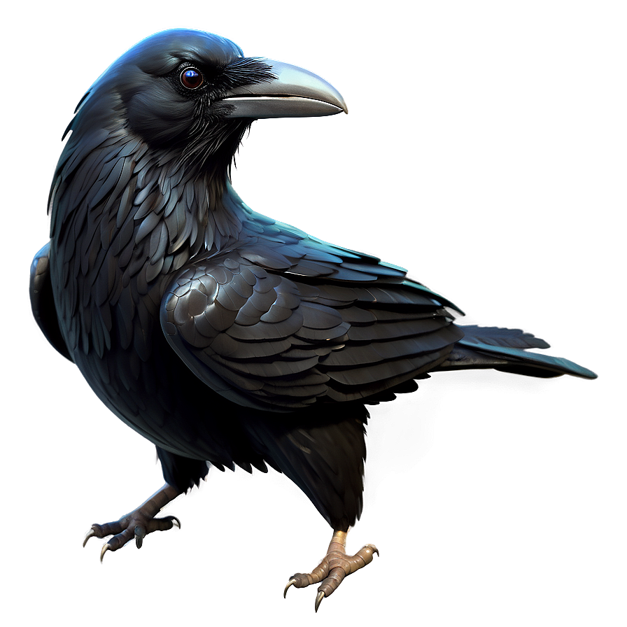 Stylized Raven Png 05062024