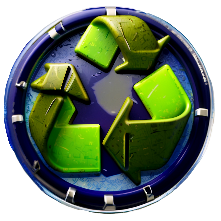 Stylized Recycle Symbol Png 06212024