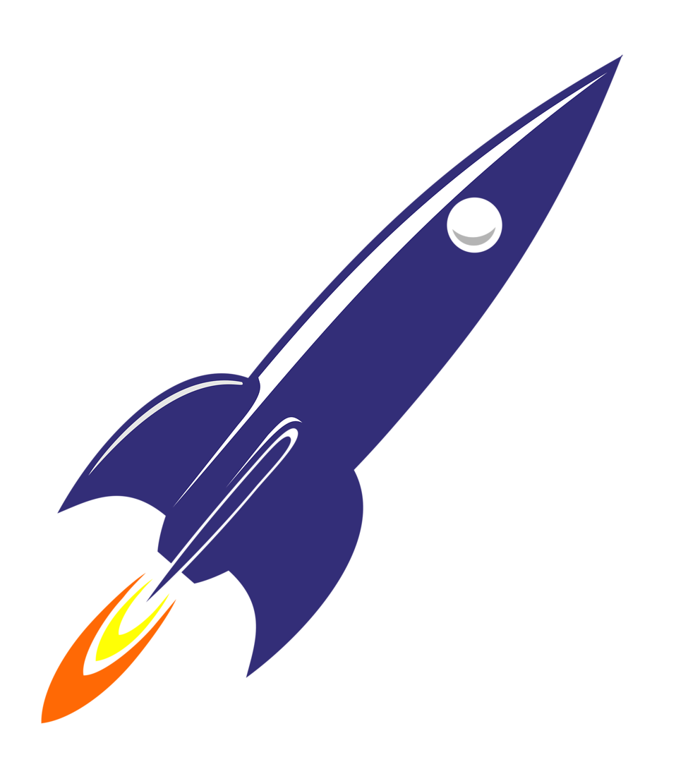 Stylized Rocket Illustration