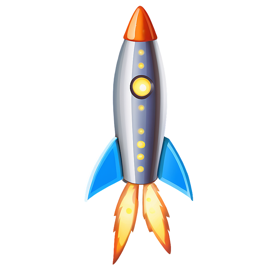 Stylized Rocket Png Wts