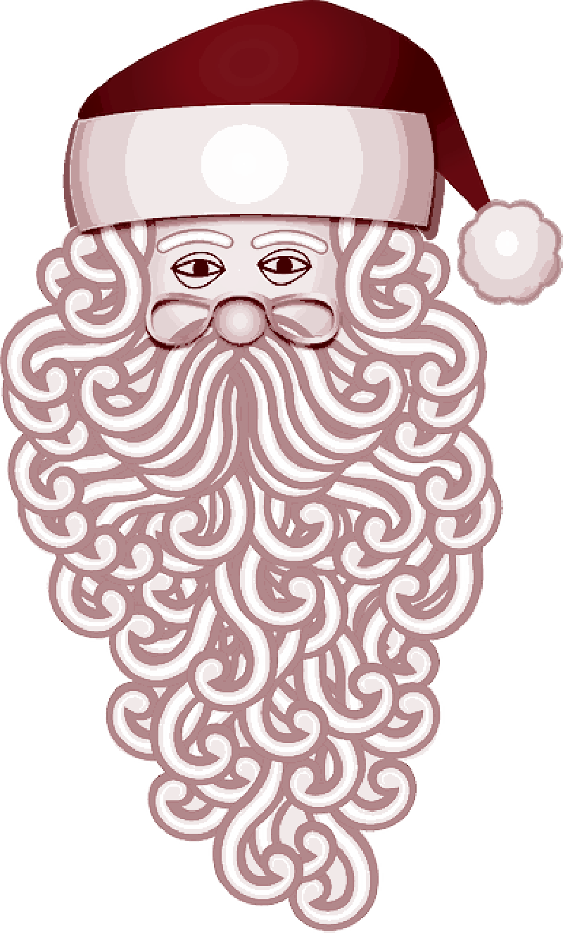 Stylized Santa Claus Portrait