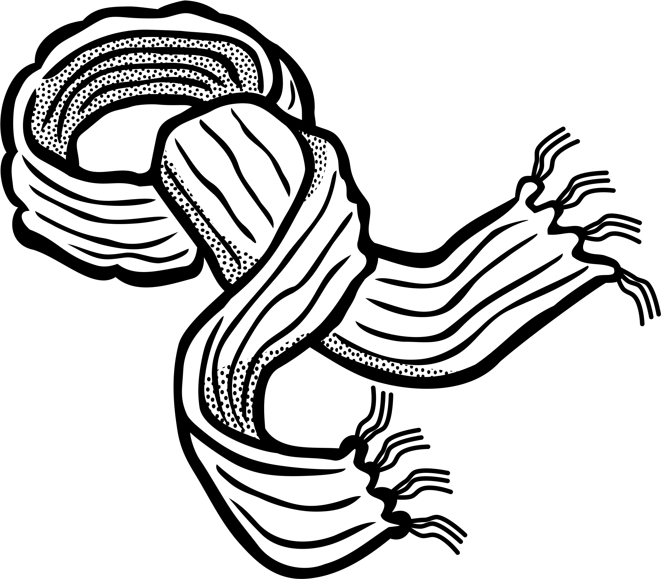 Scarf Clipart - Scarf Clipart Black And White, HD Png Download PNG with transparent background