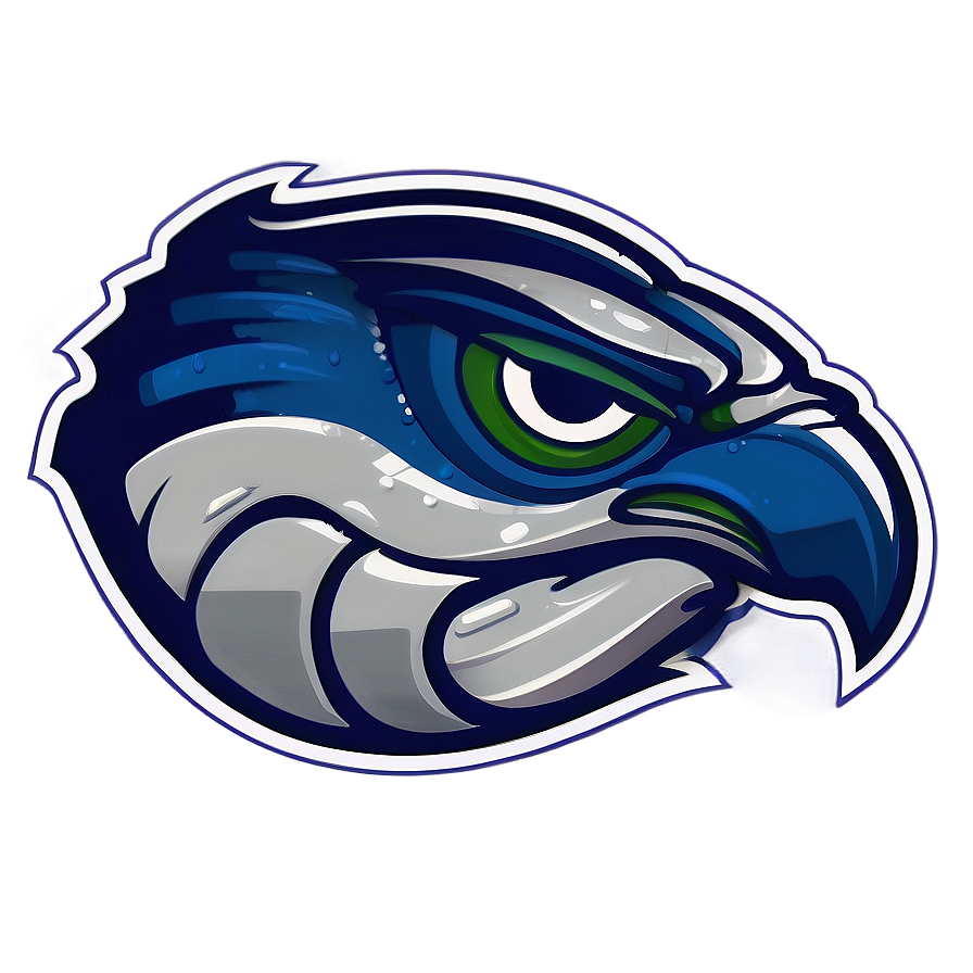 Stylized Seahawks Logo Concept Png Mti32