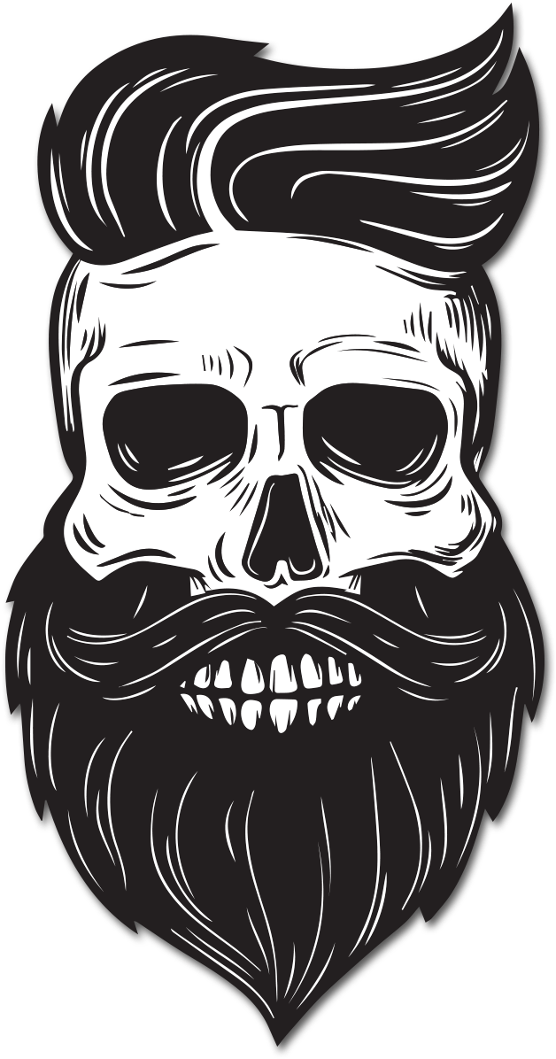 Premium Beard Oil Skull - Skull Beard Png PNG image with a transparent background, free high-resolution download