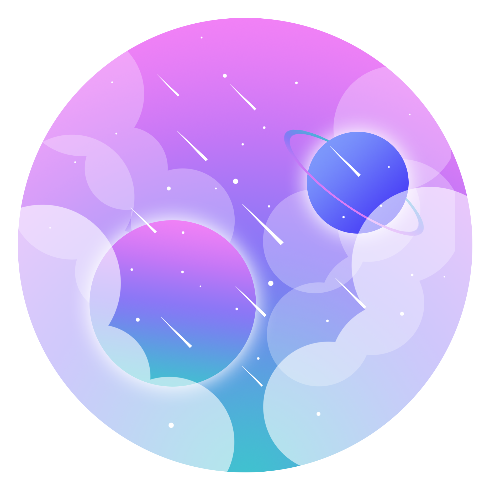 Planet Starry Sky Meteor Original Png And Psd - Portable Network Graphics, Transparent Png PNG with transparent background