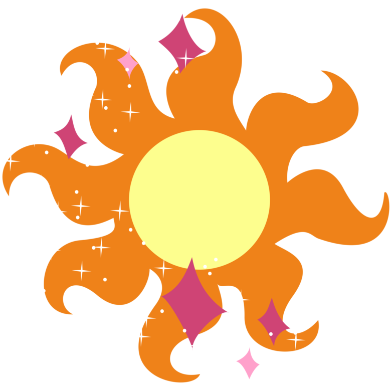 Stylized Sun Graphic