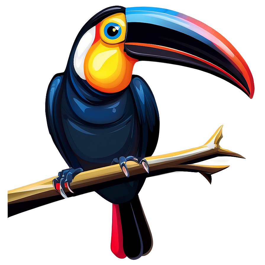 Stylized Toucan Vector Png 34