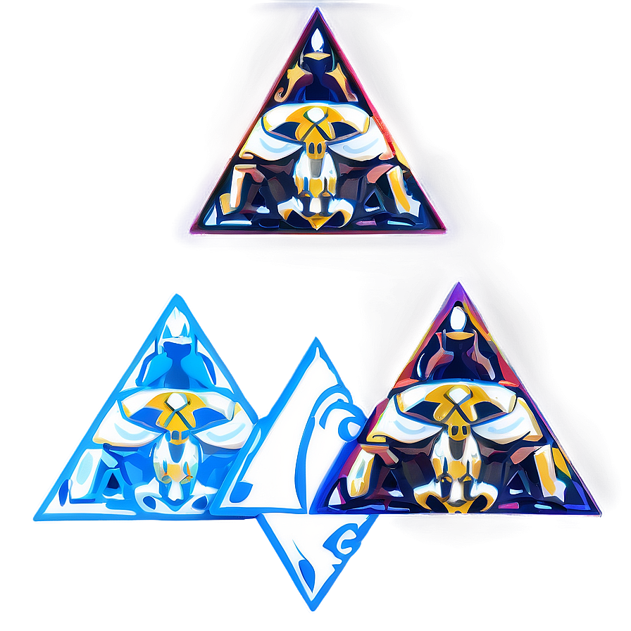 Stylized Triforce Symbol Png 87