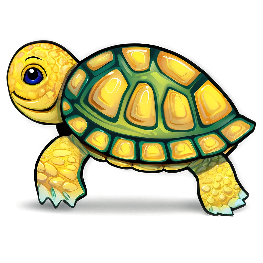 Stylized Turtle Clipart Png Iij39