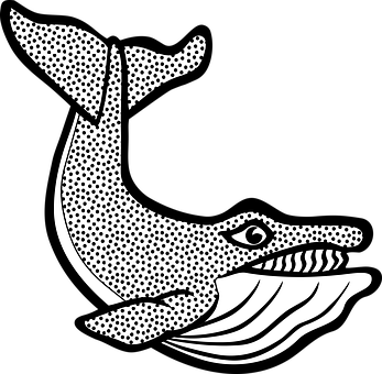 Stylized Whale Illustration