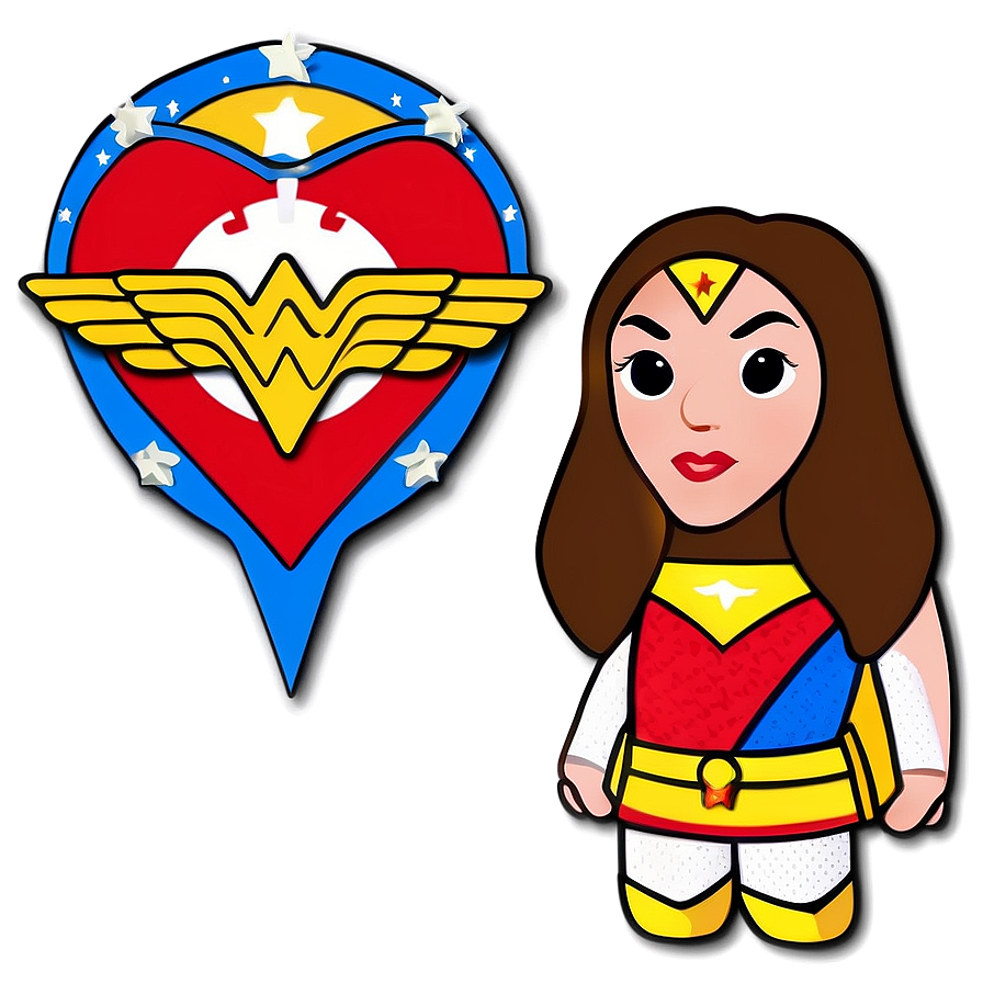 Stylized Wonder Woman Logo Png Piu50